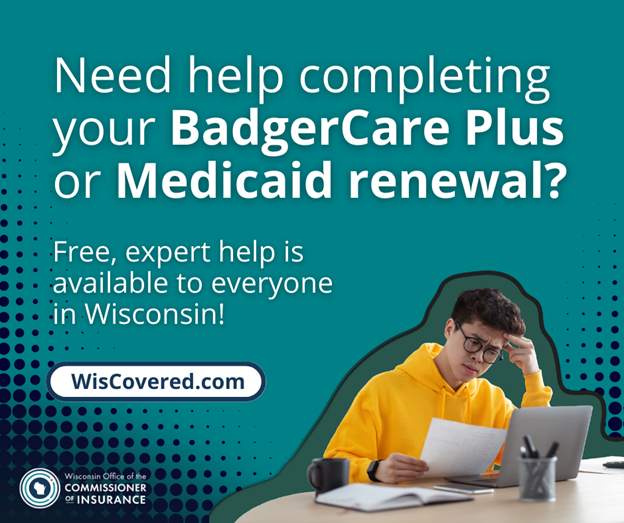 Need help completing your BadgerCare Plus or Medicaid renewal? toolkit graphic