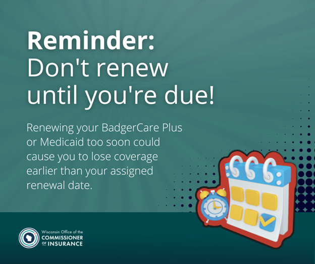 Reminder: Don’t renew until you’re due! toolkit graphic