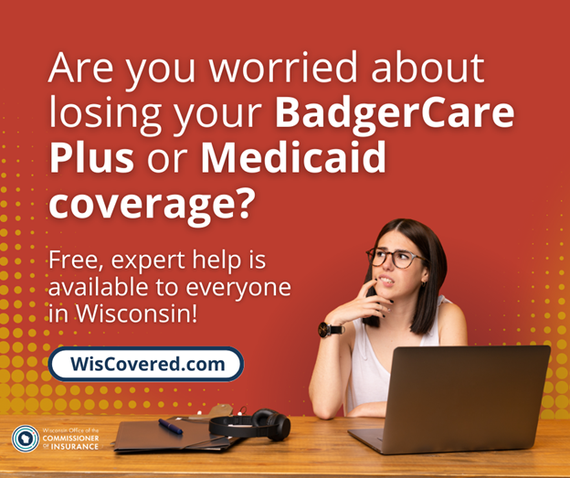 Are you worried about losing your BadgerCare Plus or Medicaid coverage? toolkit graphic
