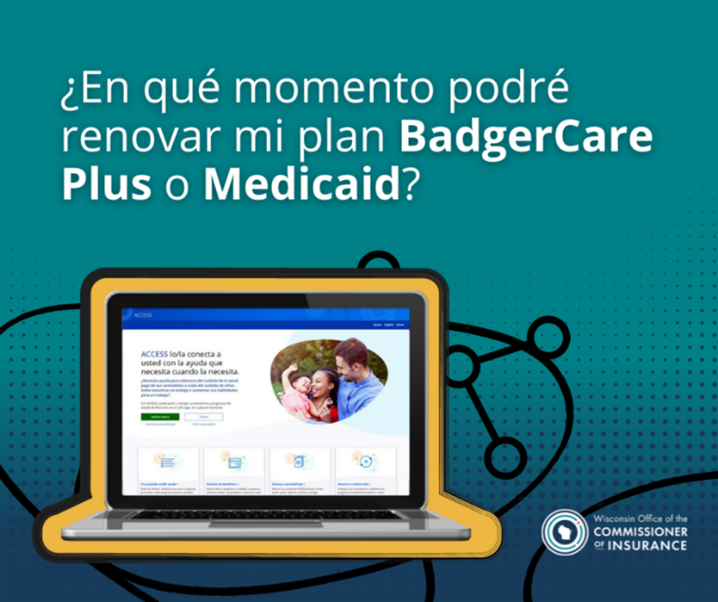 ¿En qué momento podré renovar mi plan BadgerCare Plus o Medicaid?